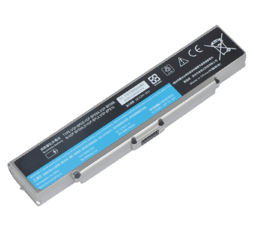 7000 mAh Sony VGP-BPS9(Silver) battery